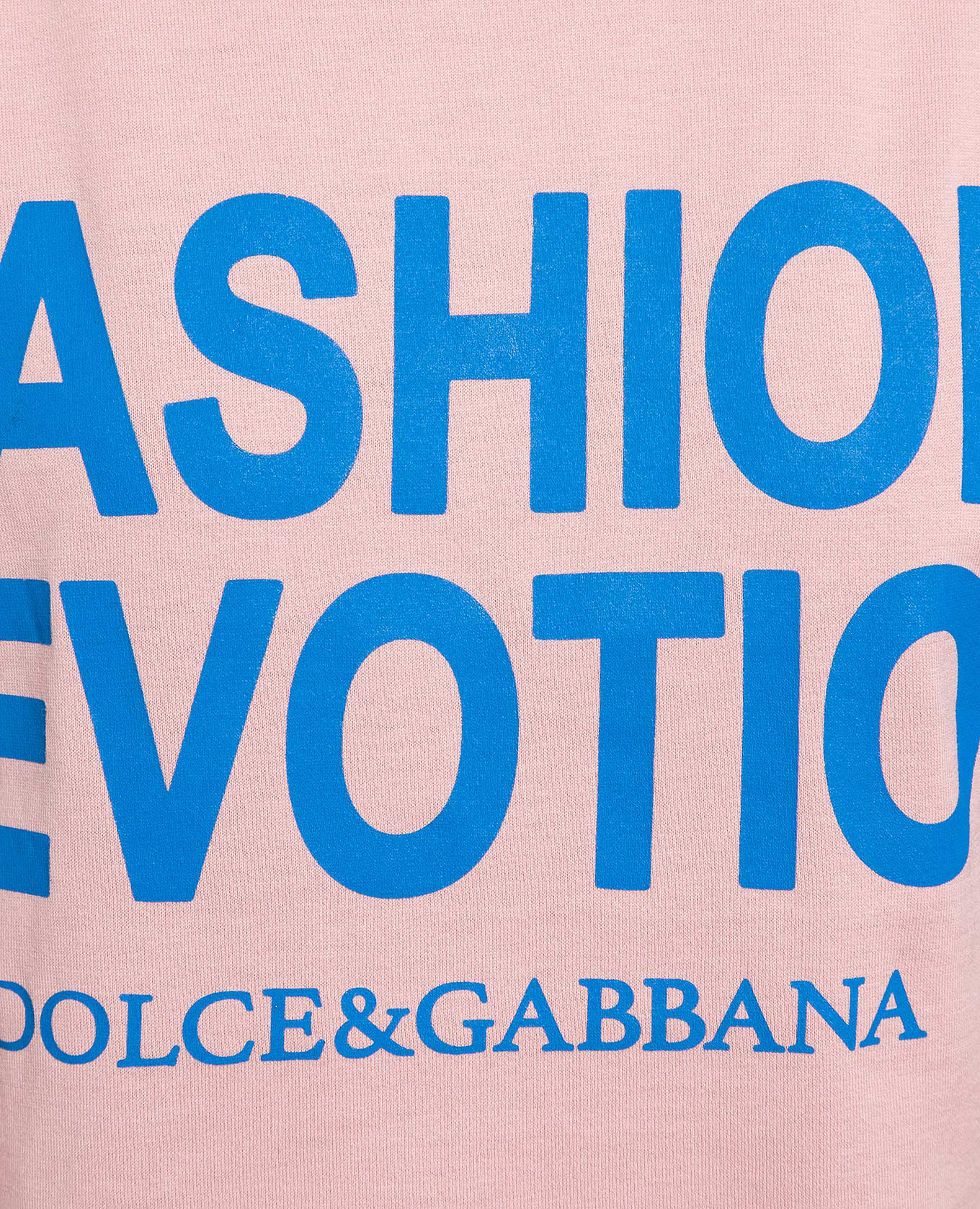 

Pink t-shirt with a print Dolce&Gabbana