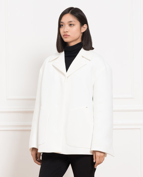 Ermanno Scervino White jacket D410B334FDQ