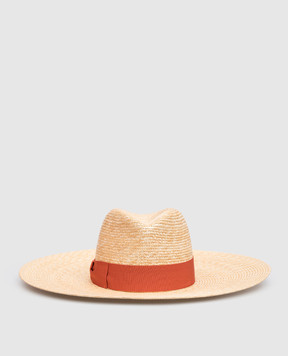 Borsalino Sophie beige straw hat 232179