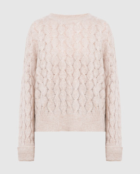 Brunello Cucinelli Beige sweater with lurex MBG747600P