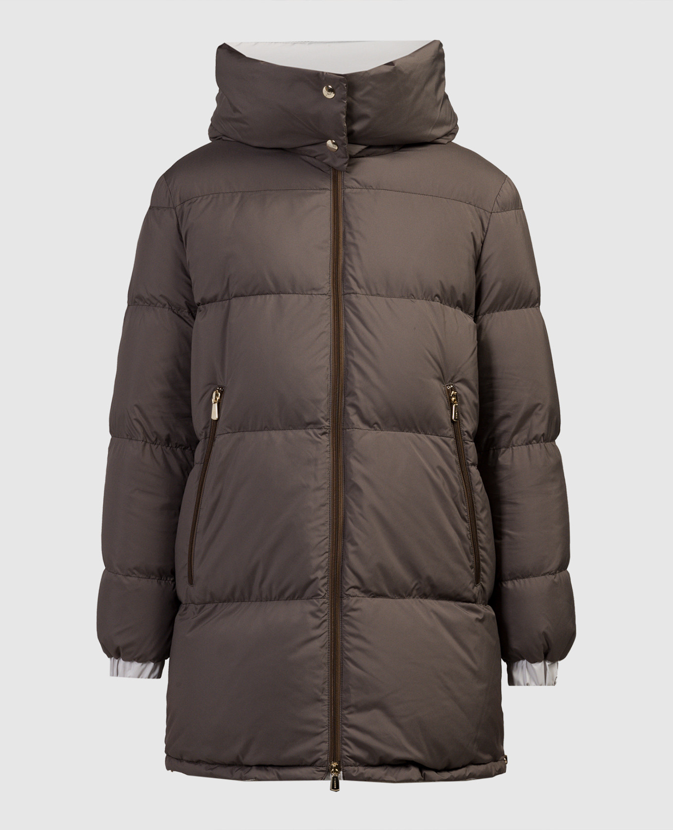 

Brown down jacket Enrico Mandelli