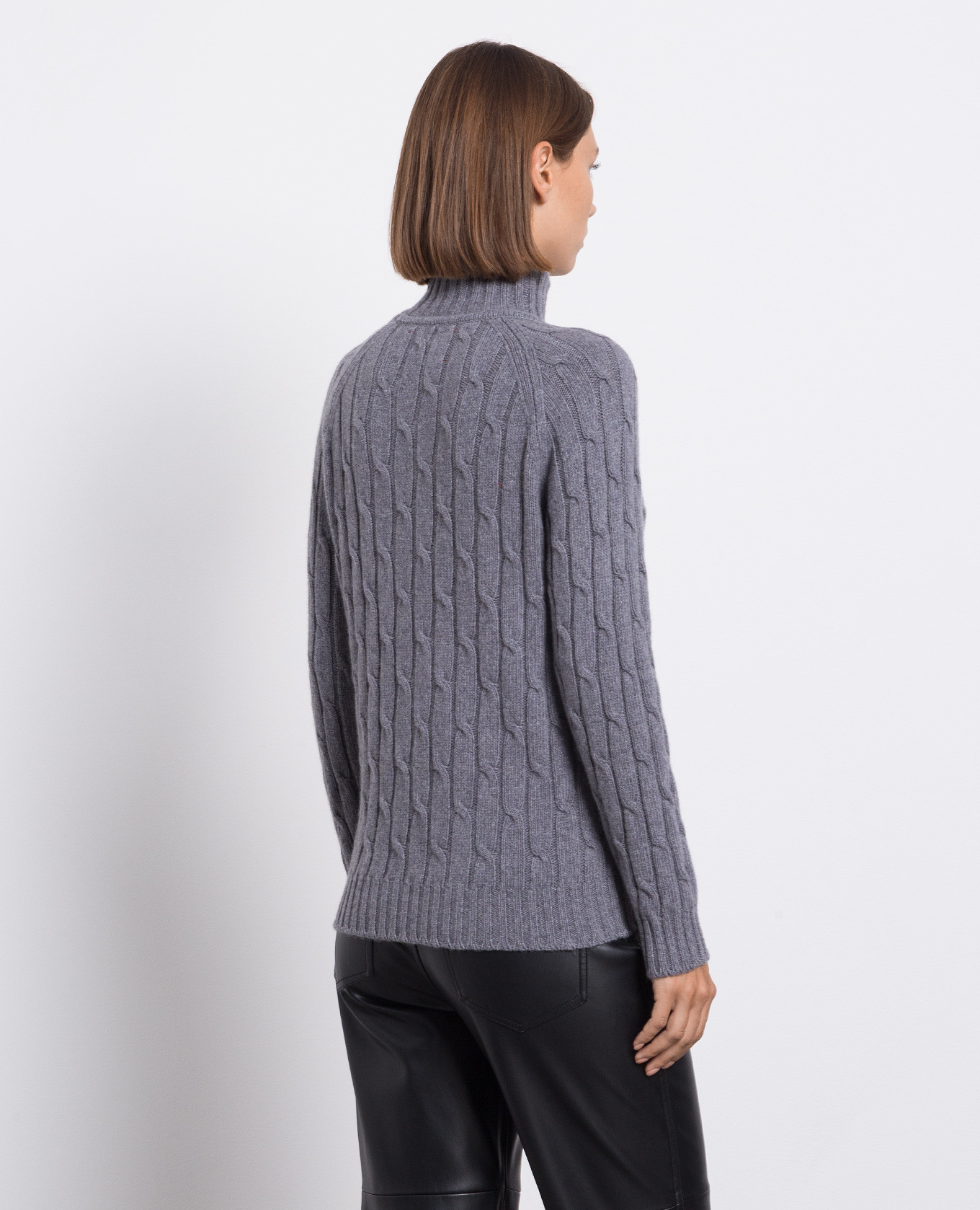 

Gray sweater made of cashmere in a textured pattern Babe Pay Pls, Grey