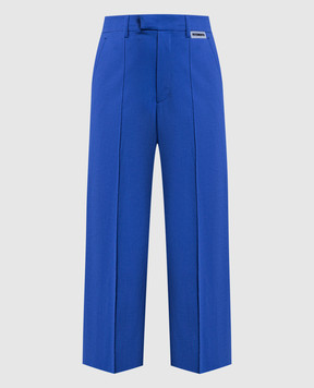 Vetements Blue loose fit trousers WA53PA400N