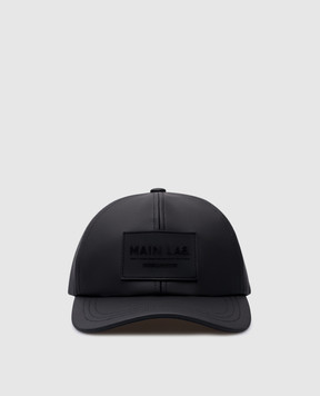 Balmain Black cap with logo patch CH6XA205XI02