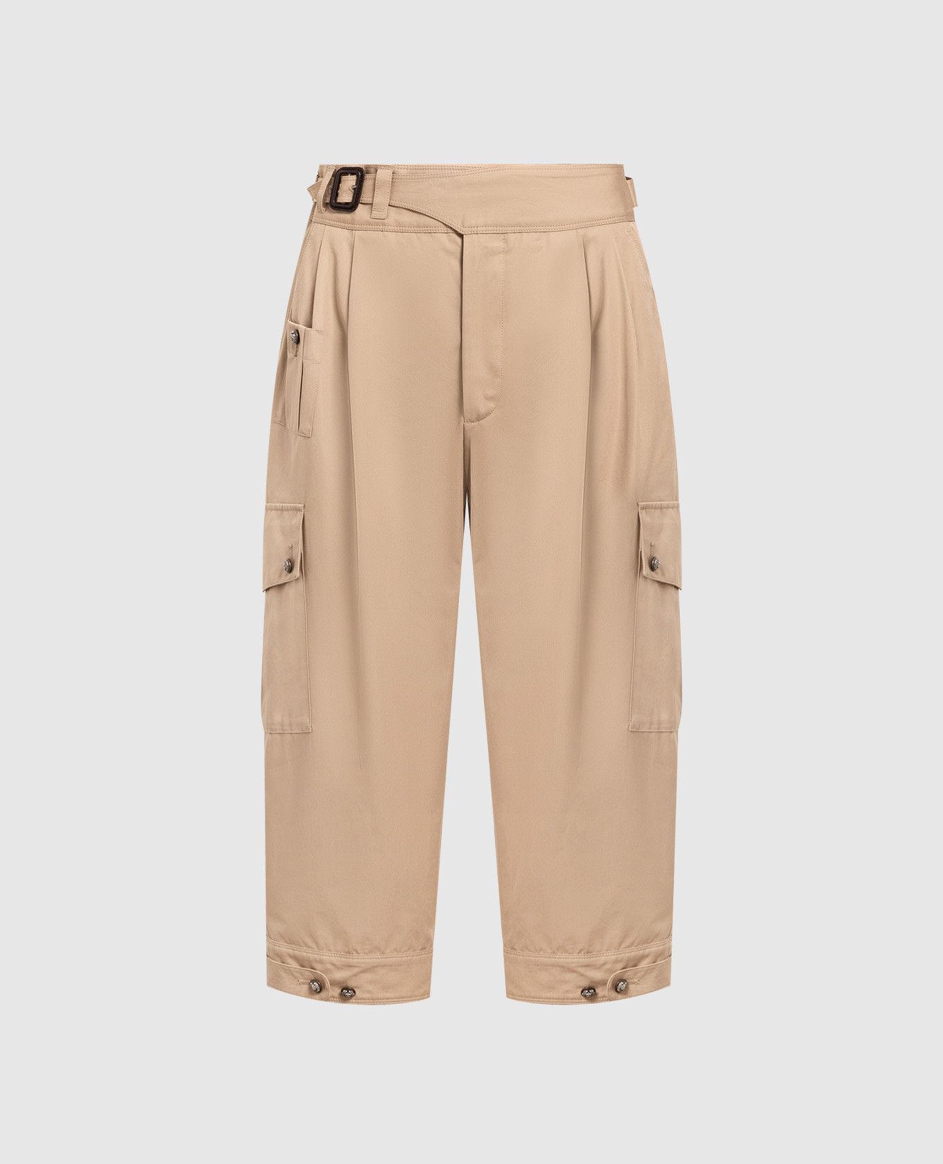 

Brown cropped cargo Dolce&Gabbana, Коричневый