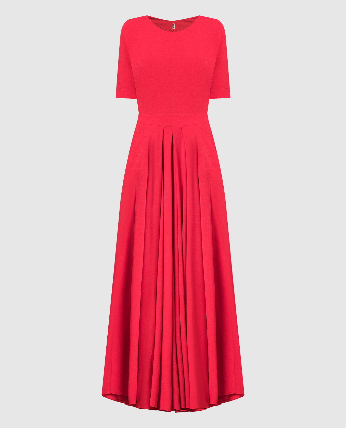 

Red maxi dress with pleating Olena Dats
