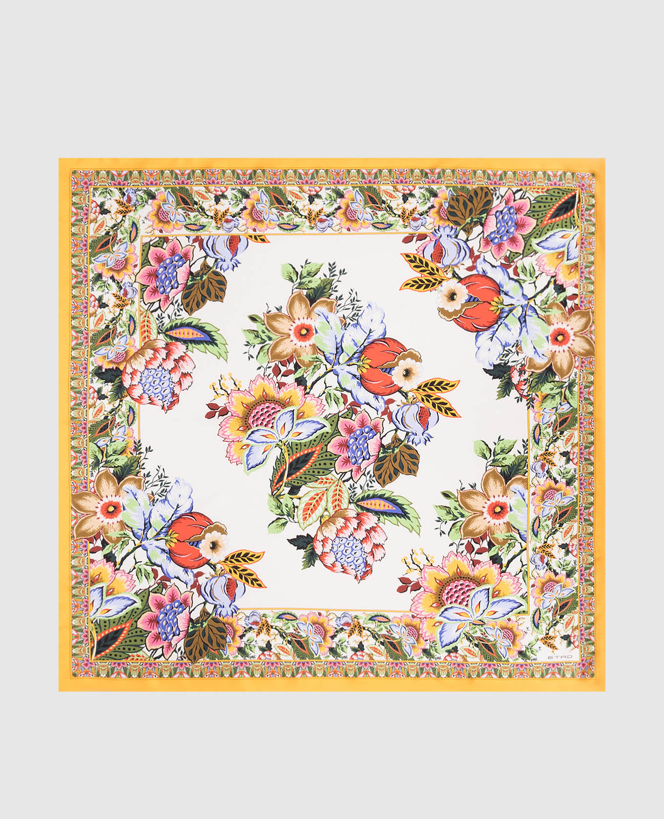 スカーフ ETRO FW24 Scarves (WAXA0006 AK495X0810) Multicolour Scarf with logo Etro - SchaferandweinerShops
