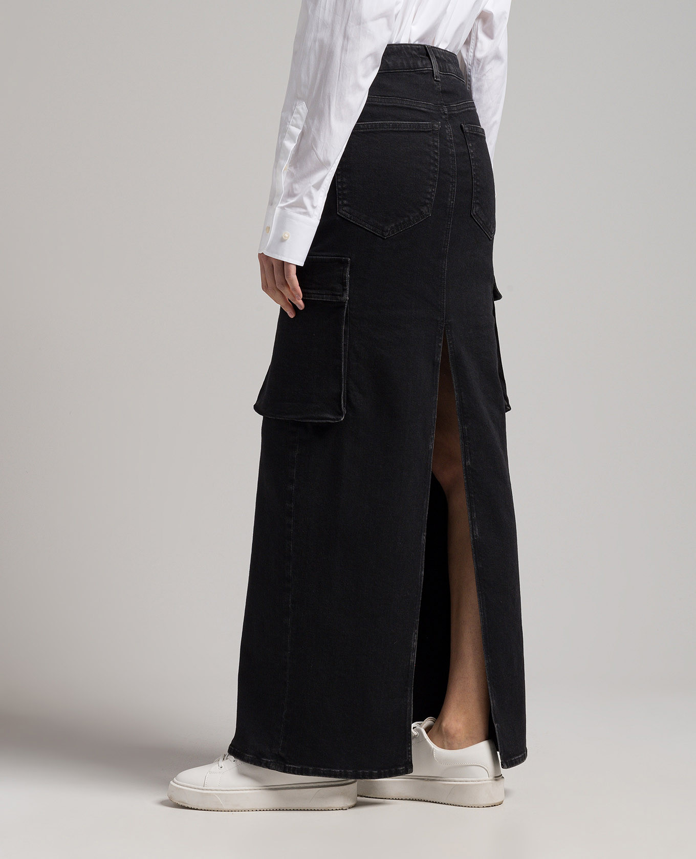 

Black skirt Gonna with slits Dondup
