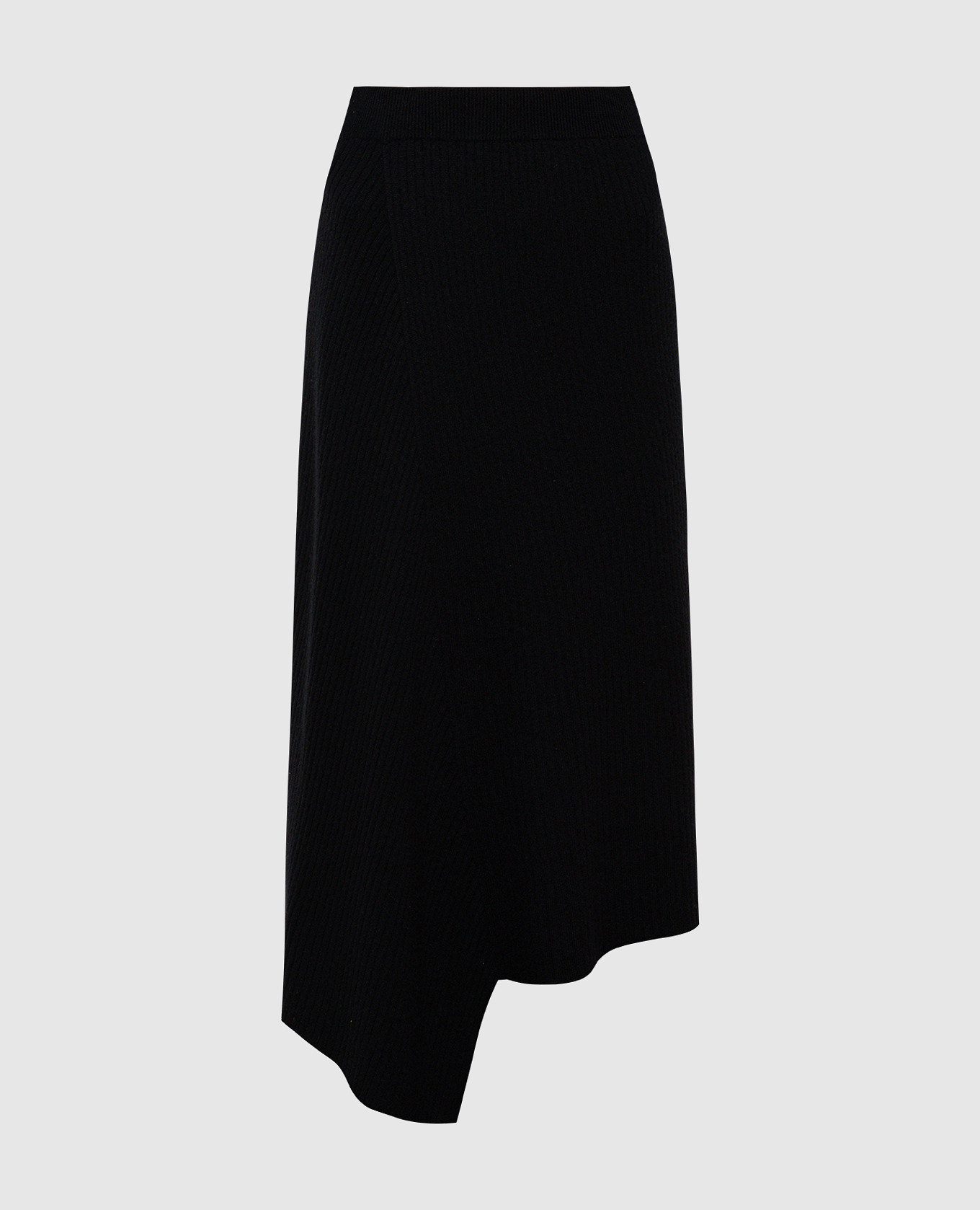 

Verna black ribbed wool and cashmere skirt Max Mara