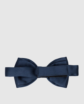 Stefano Ricci Children's dark blue silk butterfly YHN01AS0009