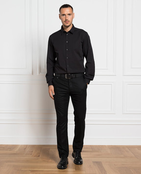 Dolce&Gabbana Black shirt Gold G5EJ0TGG826