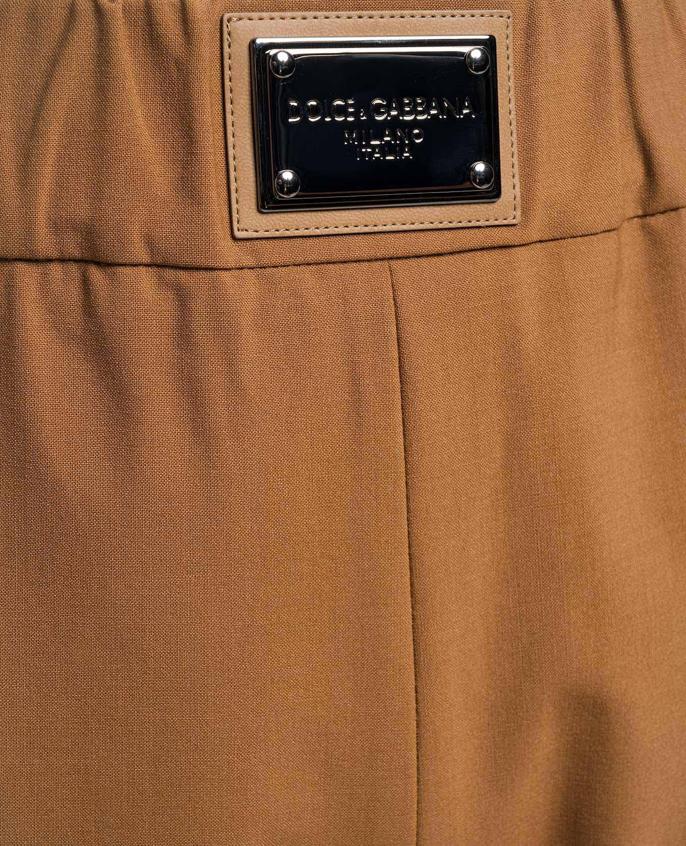 

Brown logo pants Dolce&Gabbana