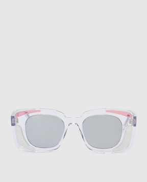 Kuboraum T7 transparent sunglasses KRS0T7CRYS0000SI