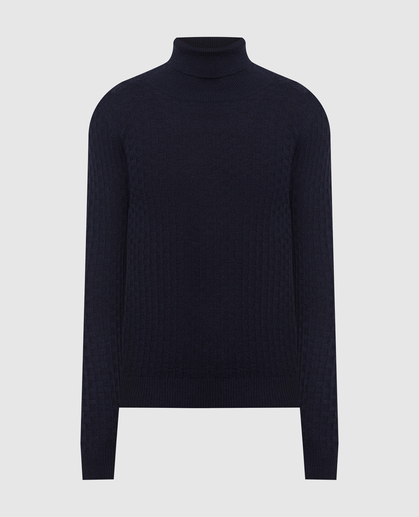 

Blue wool and cashmere golf D'Uomo Milano