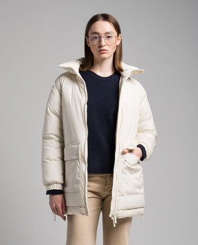 Woolrich White down jacket CFWWOU0886FRUT1148