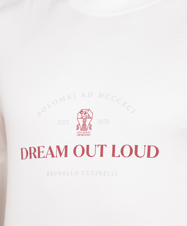BRUNELLO CUCINELLI 半袖Tシャツ DREAM OUT LOUD New Authentic