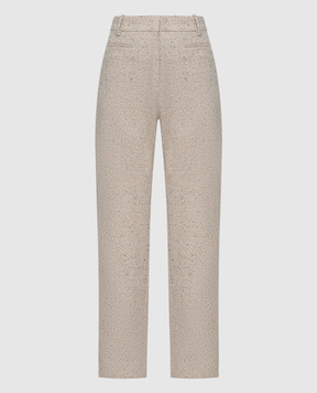 CO Brown pants made of wool 5830BSWS
