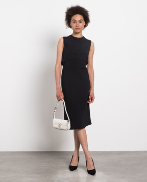 Max Mara Sportmax Black dress with an open back MIRTO