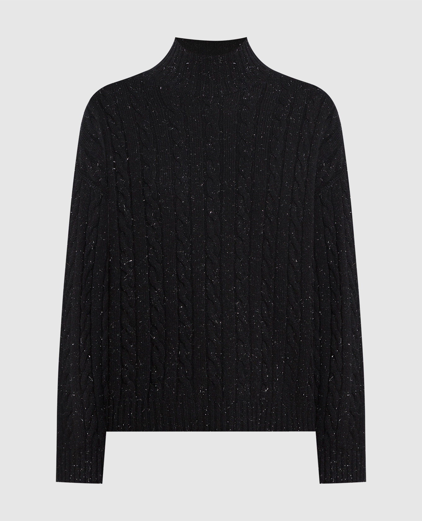 

Black sweater with a textured pattern Peserico, Черный