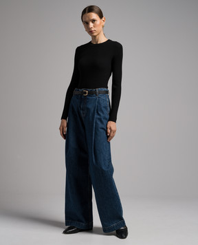 CO Black ribbed jumper 7681VSYS
