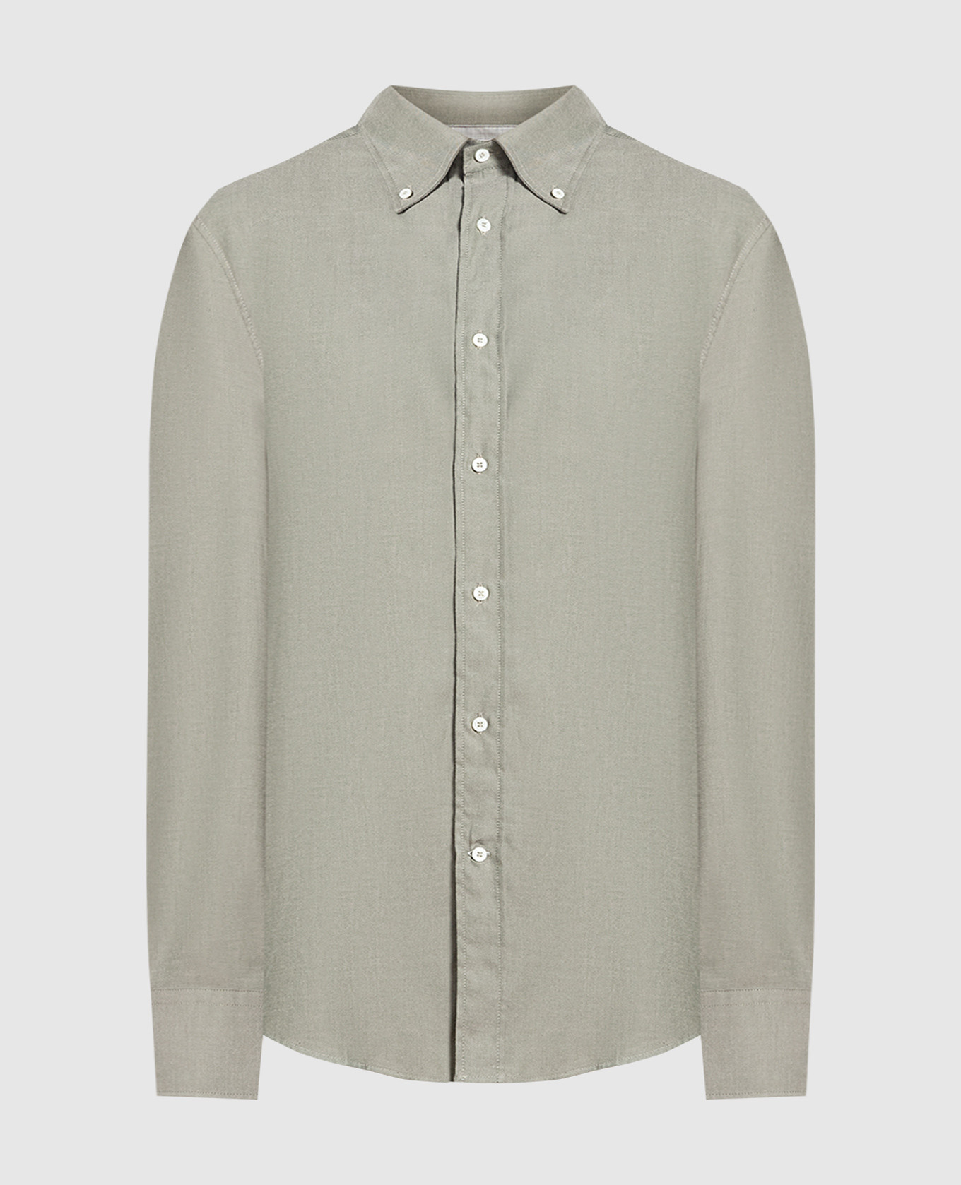 

Khaki shirt Brunello Cucinelli