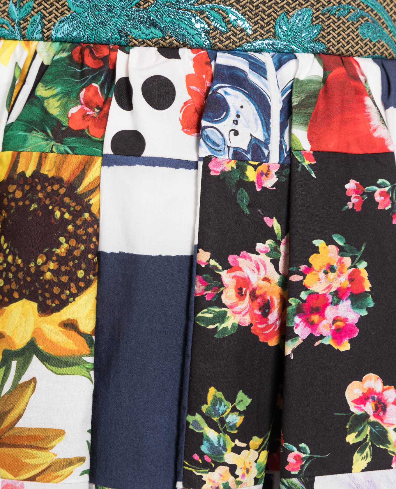 

Skirt in patchwork technique Dolce&Gabbana, White