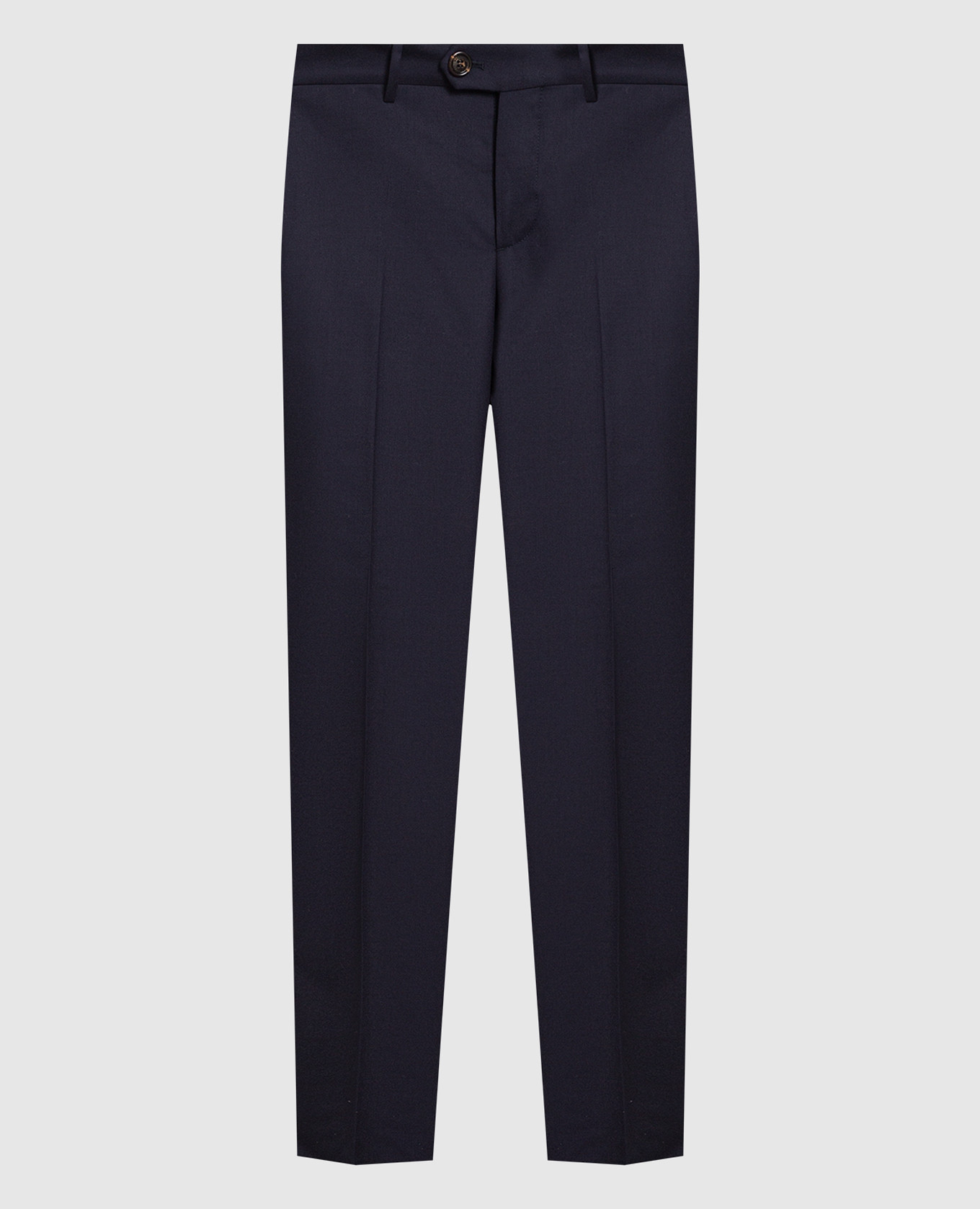 

Navy blue wool chinos Brunello Cucinelli