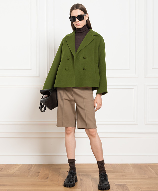 Max mara weekend green coat best sale