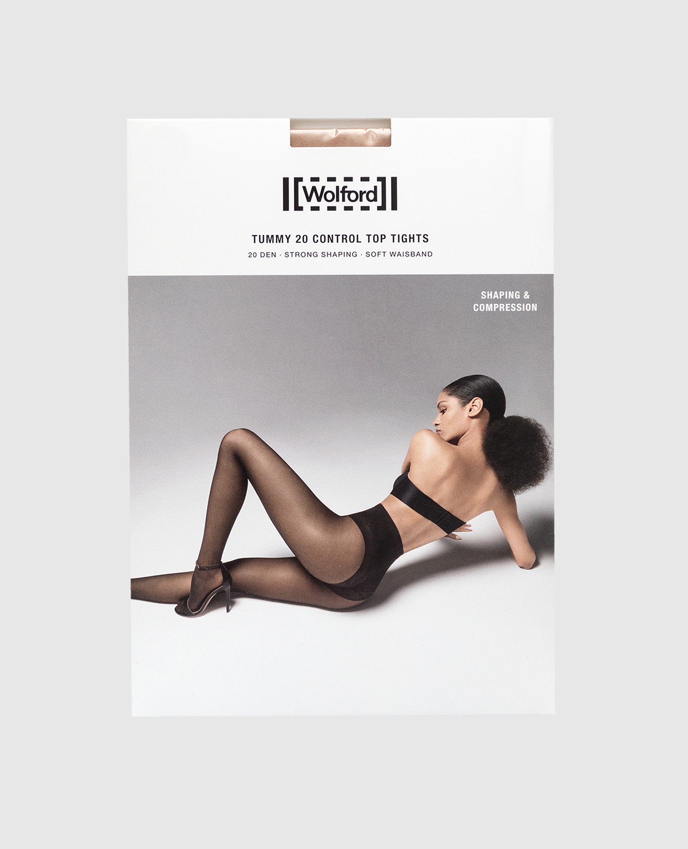 

Beige tights Tummy 20 DEN Wolford, Бежевый