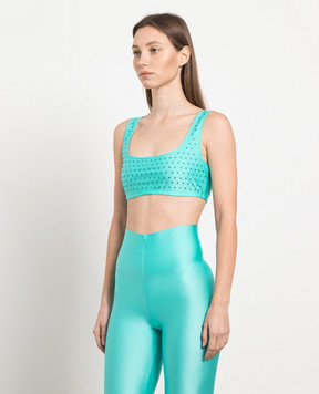 The Andamane Hollywood blue top with crystals T130727BTJP062