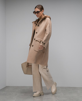 Woolrich Brown coat CFWWOU0858FRUT3492