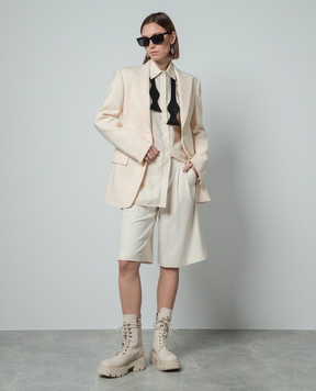 Max Mara Sportmax ZERMAT beige wool jacket ZERMAT