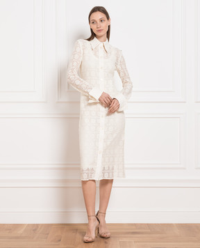 Max Mara Sportmax Beige openwork shirt dress Recente RECENTE