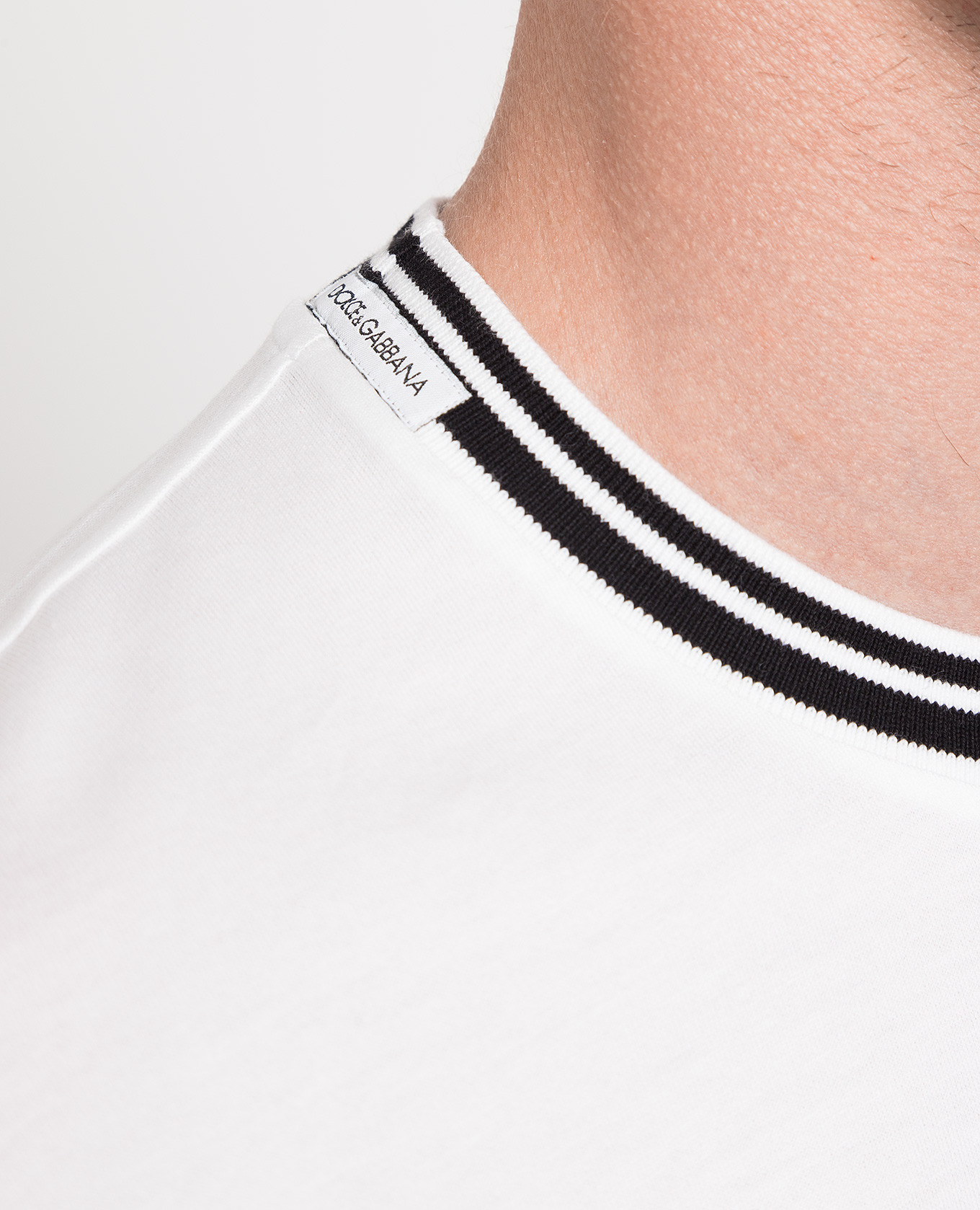 

White t-shirt with a print Dolce&Gabbana