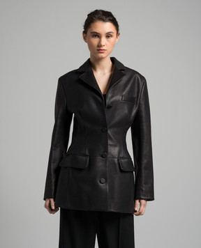 Dolce&Gabbana Black leather jacket F29XYLHULUR
