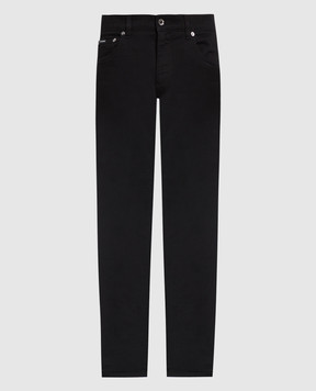 Dolce&Gabbana Black logo skinny jeans GY07LDG8GW6