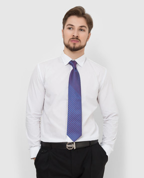 Stefano Ricci Blue patterned silk tie CCXDD44206