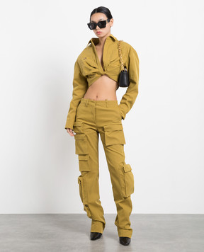 Off-White Yellow shirt OWGA118F22FAB001