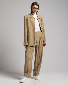 Nanushka Khaki Hadasa jacket NW23PFOW00511