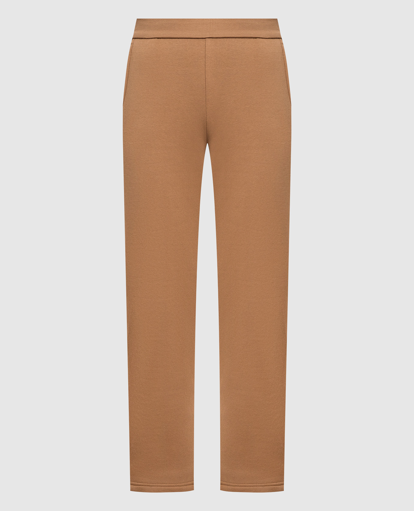 

Brown sweatpants with logo embroidery Max Mara, Коричневый