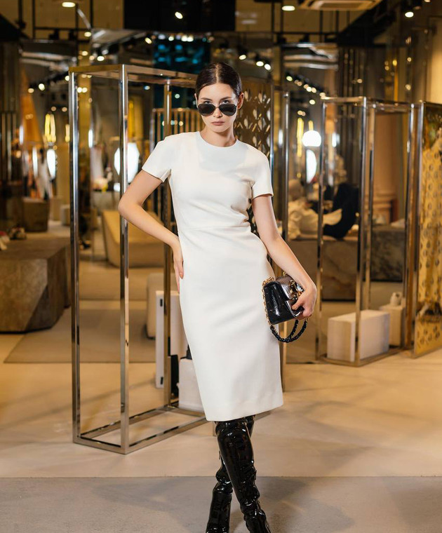 Victoria Beckham - White dress case 1323WDR004940A - shop with Sweden delivery at Symbol Victoria Beckham - White dress case 1323WDR004940A - shop with Sweden delivery at Symbol