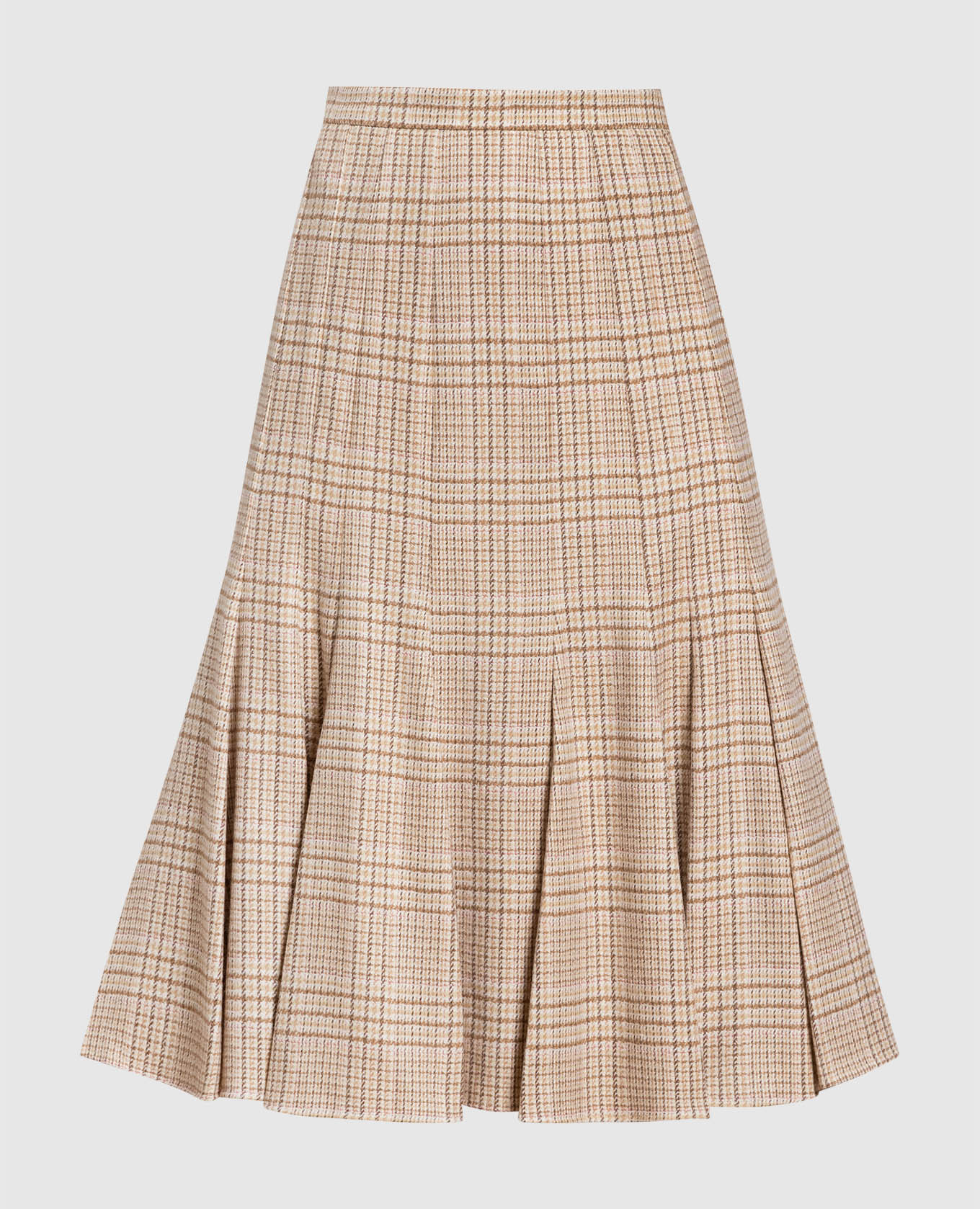 

Beige plaid skirt Ermanno Scervino