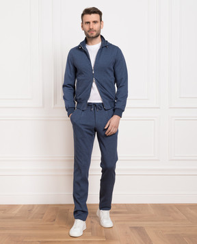 Enrico Mandelli Blue melange sports jacket A6L5135126
