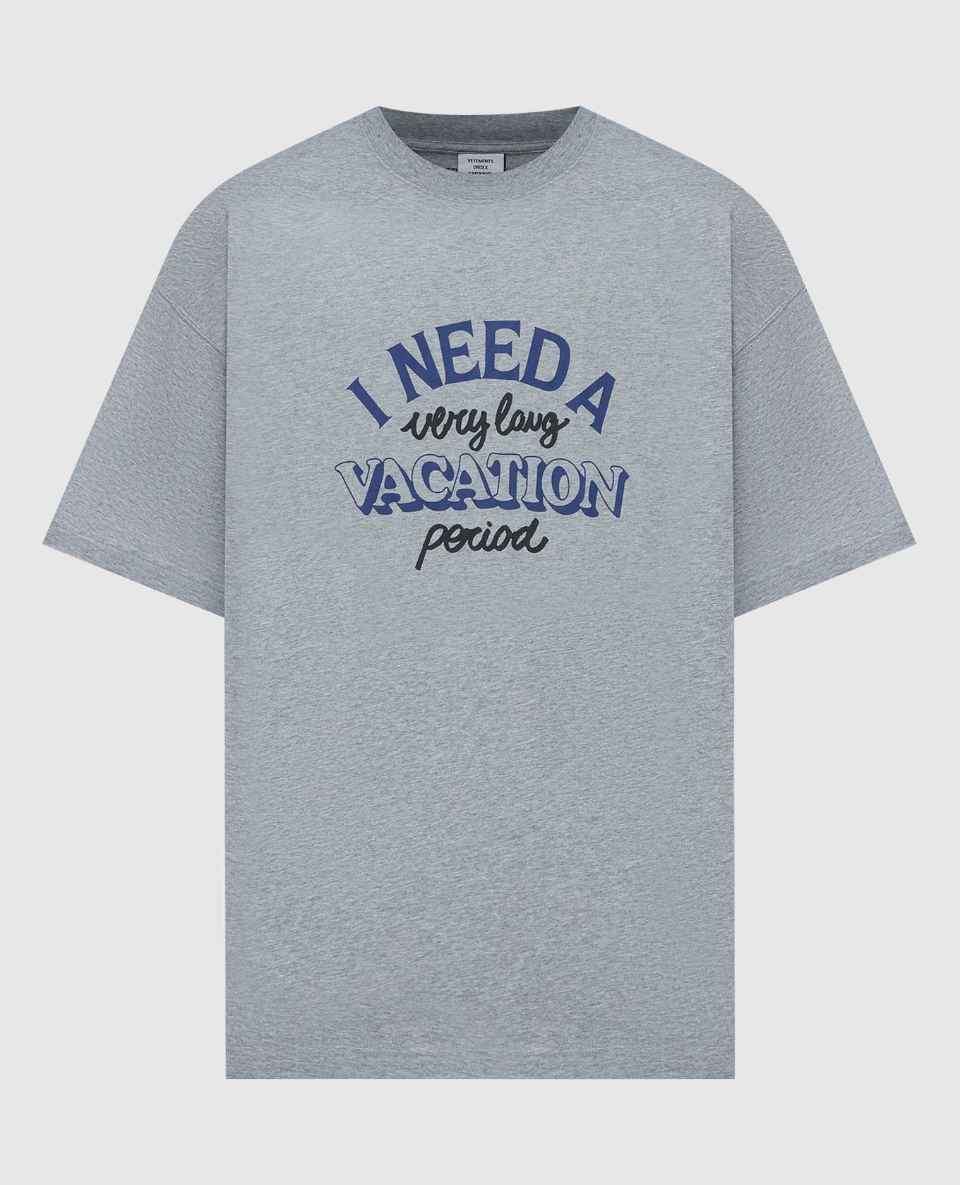 I need a vacation gray t-shirt vetements
