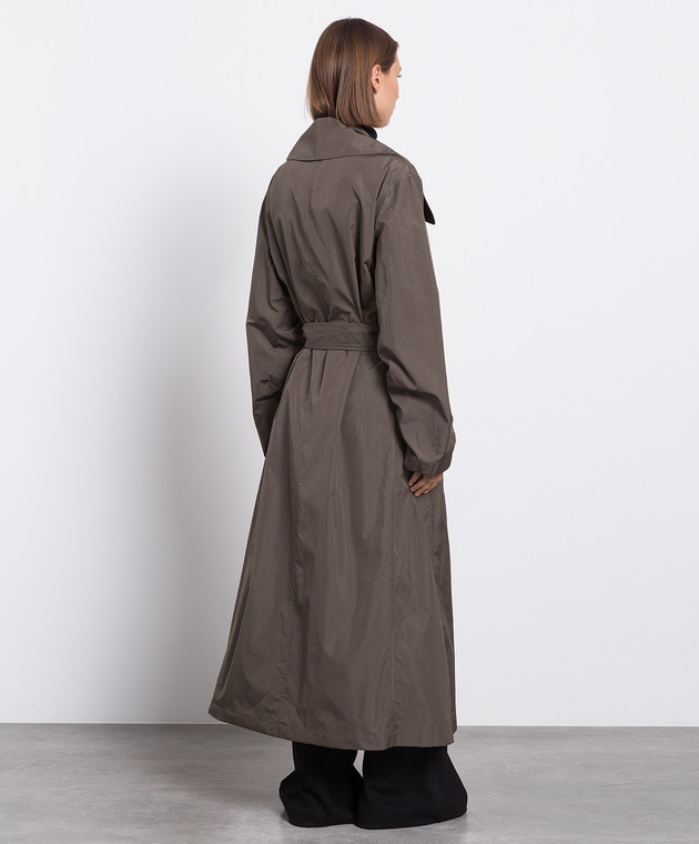 The Row - Cadel khaki double-breasted trench coat 7118W2533