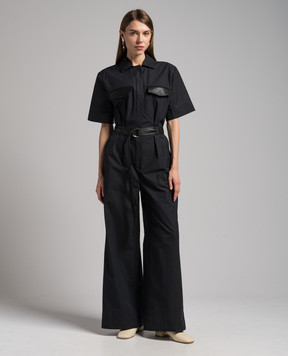 Nanushka Fabienne black jumpsuit NW23PFJS00299