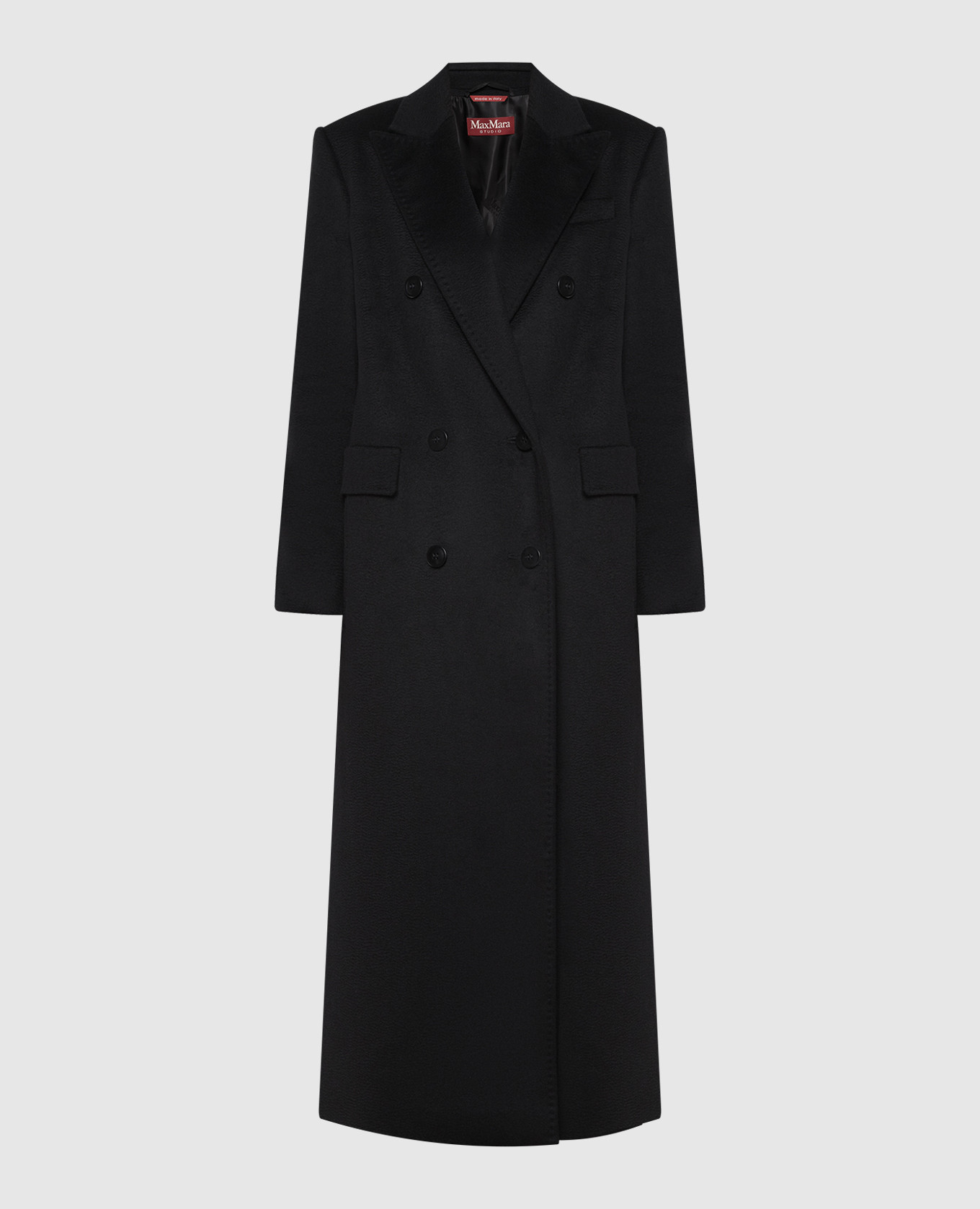 Premium ASCLO wool mac coat (black)