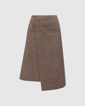Gauchere Brown skirt for smell M22305300348