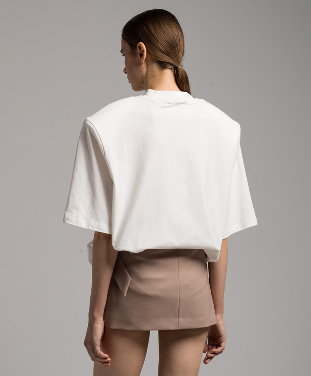 Tシャツ・カットソー THE ATTICO SS25 POPELINE SHIRT (250WCH00004 CCC052AA 001) Popeline Shirt (THE ATTICO/シャツ・ブラウス) | THE ATTICO