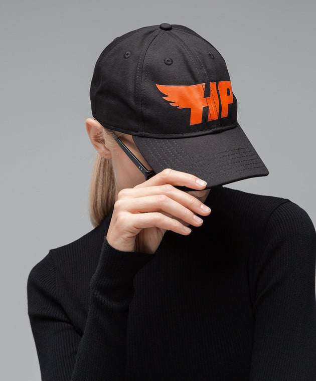 Heron Preston - Black cap with logo print HWLB003F23FAB006 - shop